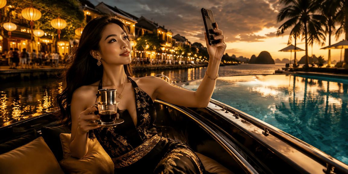 Người dân Hội An tìm hiểu kết quả cá cược thể thao qua di động